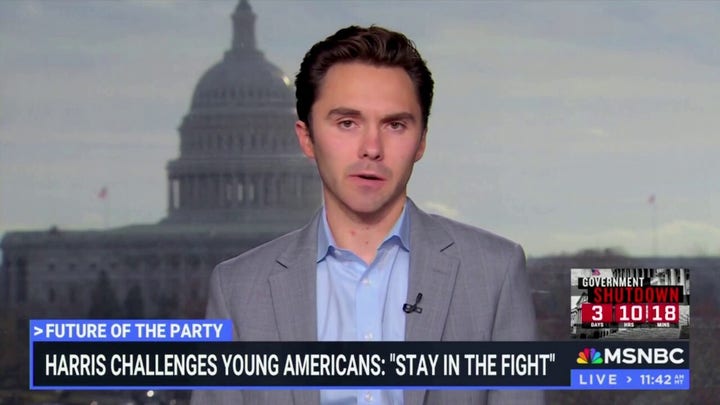 David Hogg says he received vitriol for asking about Dem outreach to young men