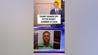 Trump sounds off on deadly hammer attack