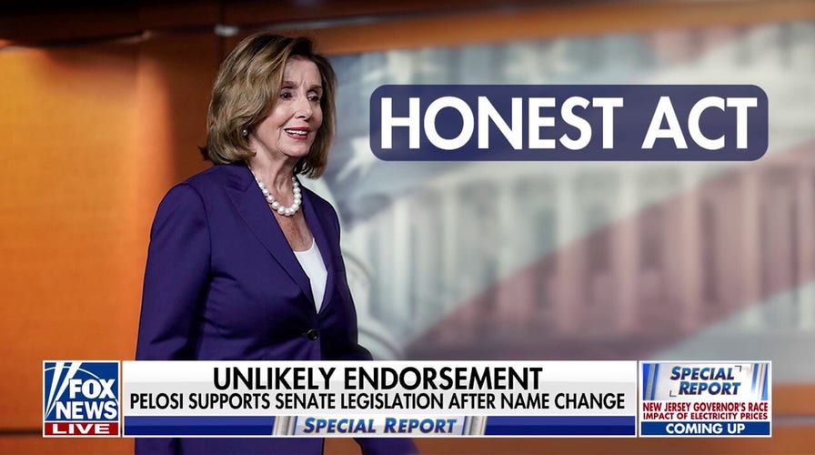 'Pelosi Act' receives name change and unlikely support from former namesake