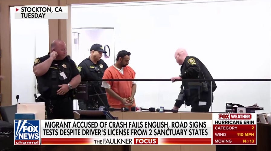 Migrant accused of deadly semi-truck crash failed English proficiency and road sign tests