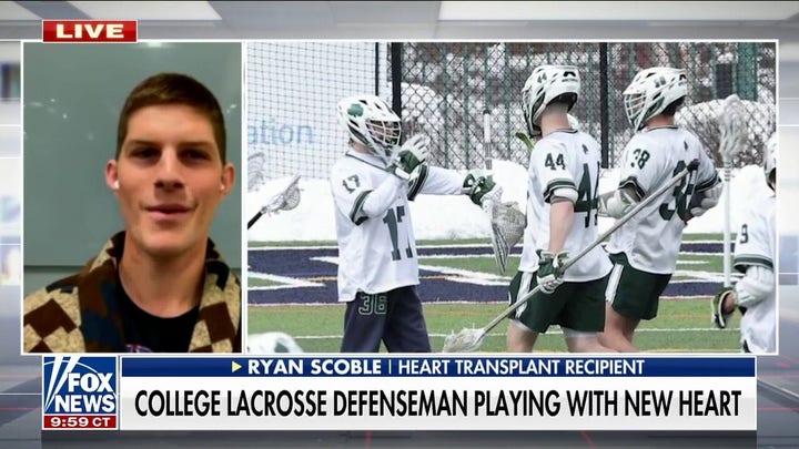 College athlete back on field after successful heart transplant