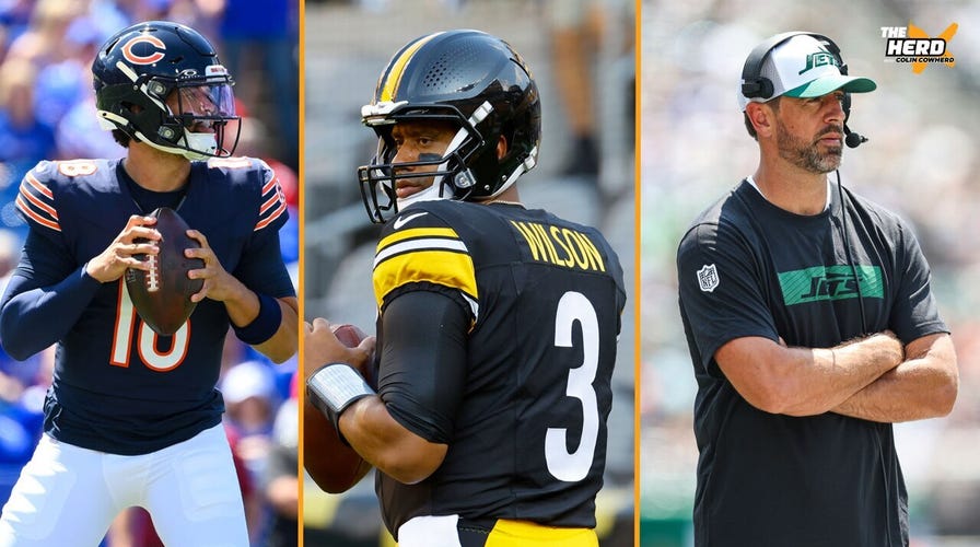 Rodgers, Caleb Williams, Russell Wilson highlight Colin's Top 5 most interesting QBs l The Herd