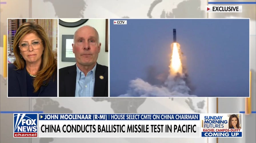 Rep Moolenaar warns China's JL-3 missile poses serious threat to US, allies