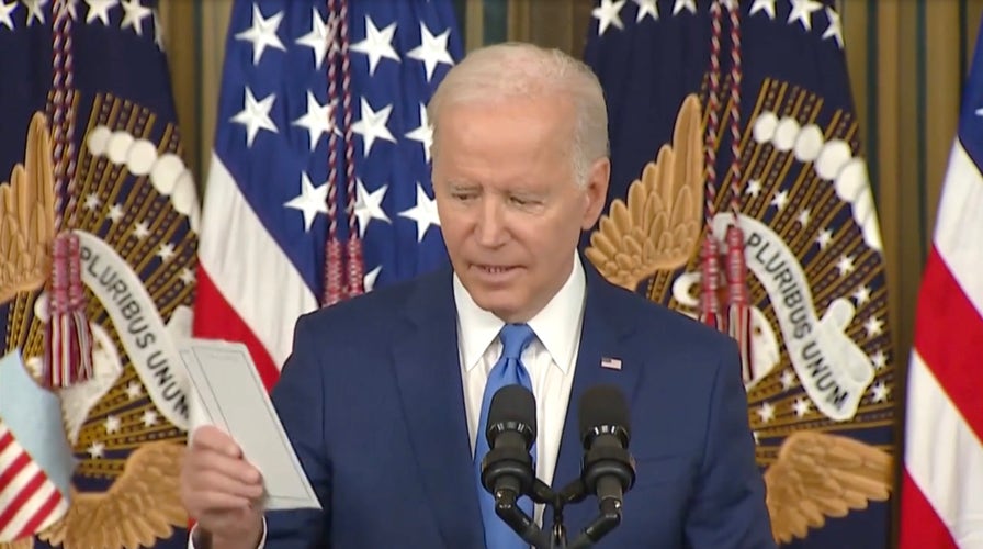 President Biden calls on reporters from a list he was 'given' - again and again