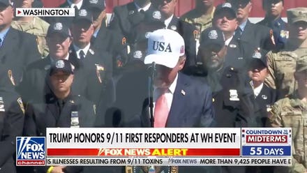 Trump honors 9/11 first responders at White House event
