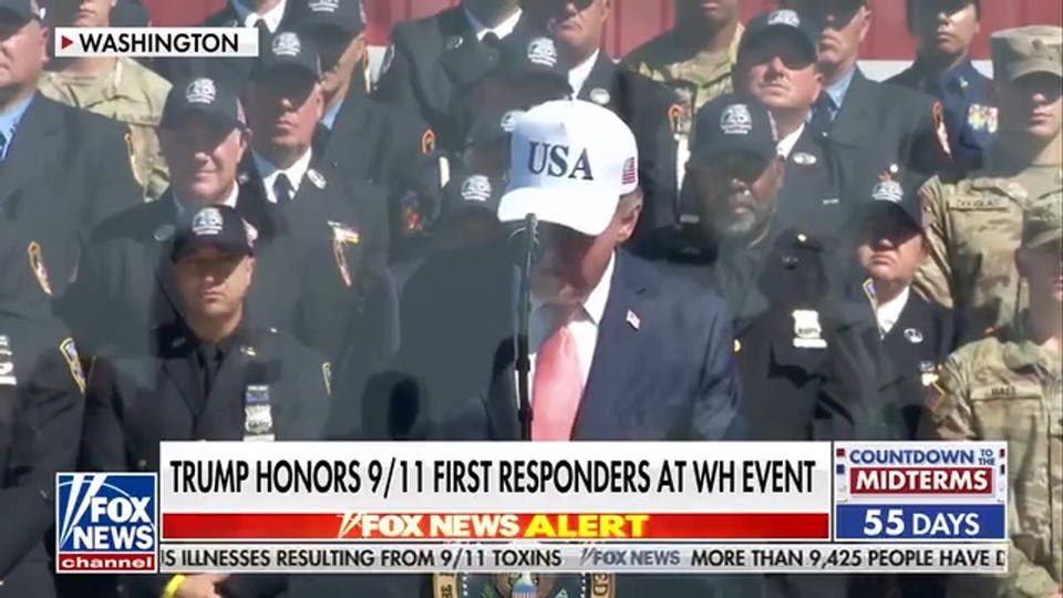 Trump honors 9/11 first responders at White House event