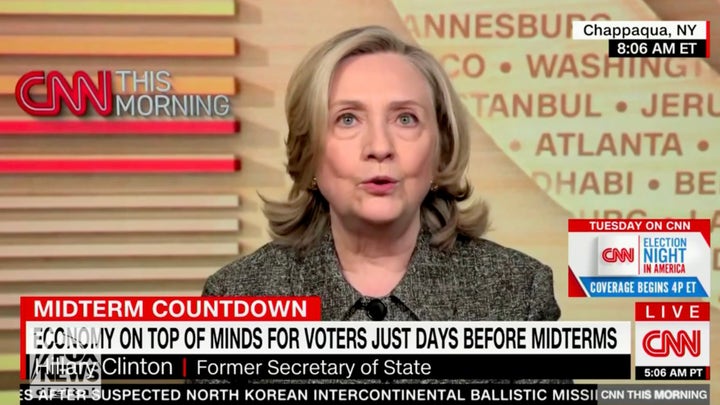 Hillary Clinton gushes over Biden's handling of inflation: 'Truly impressive'