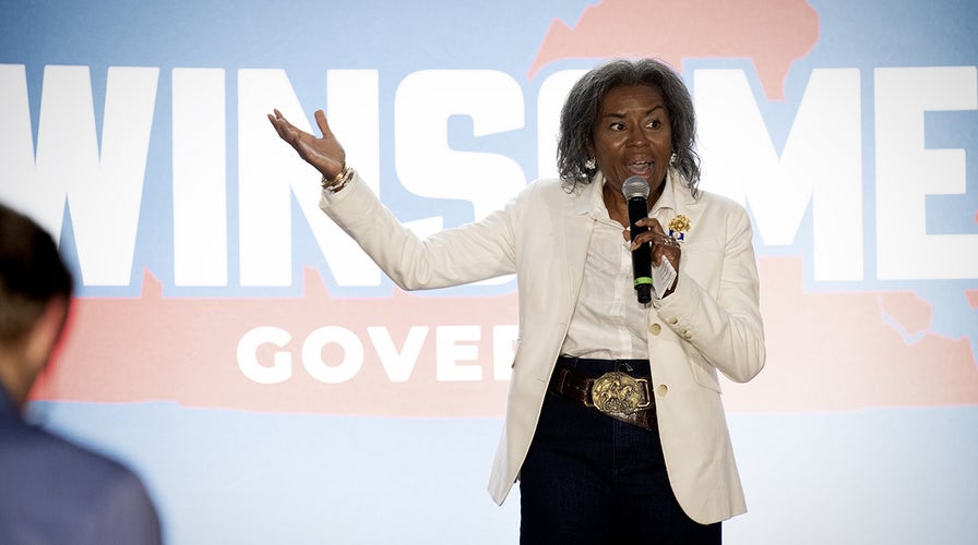 WATCH LIVE: Winsome Earle-Sears speaks after Dem AG candidate's violent text messages leak
