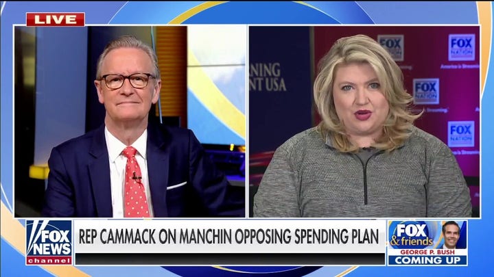 代表. Cammack on Manchin opposing the spending plan: ‘It’s a great day in America’