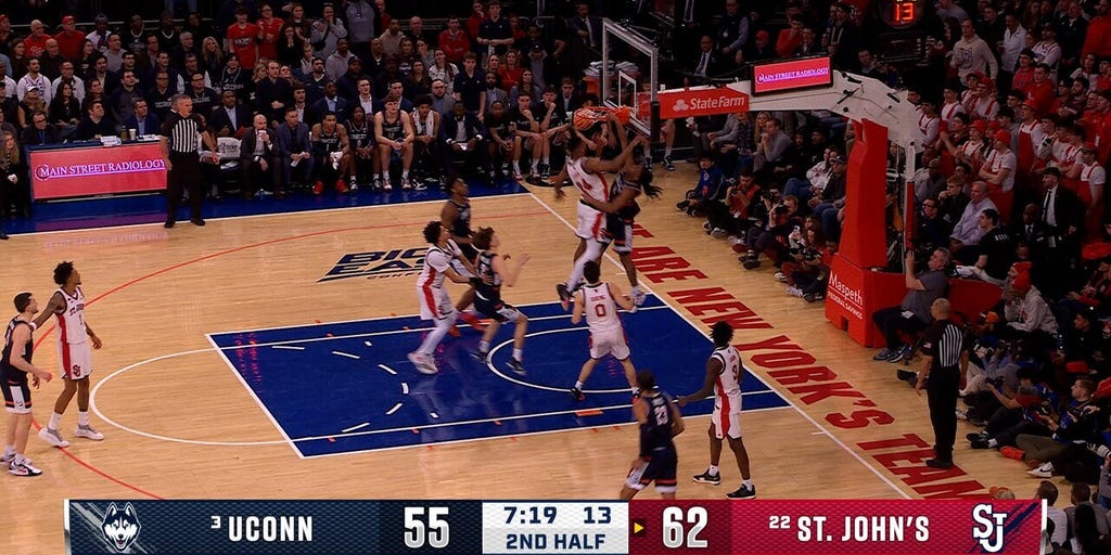 UConn's Silas Demary Jr puts Zuby Ejiofor on a POSTER vs. St. John's