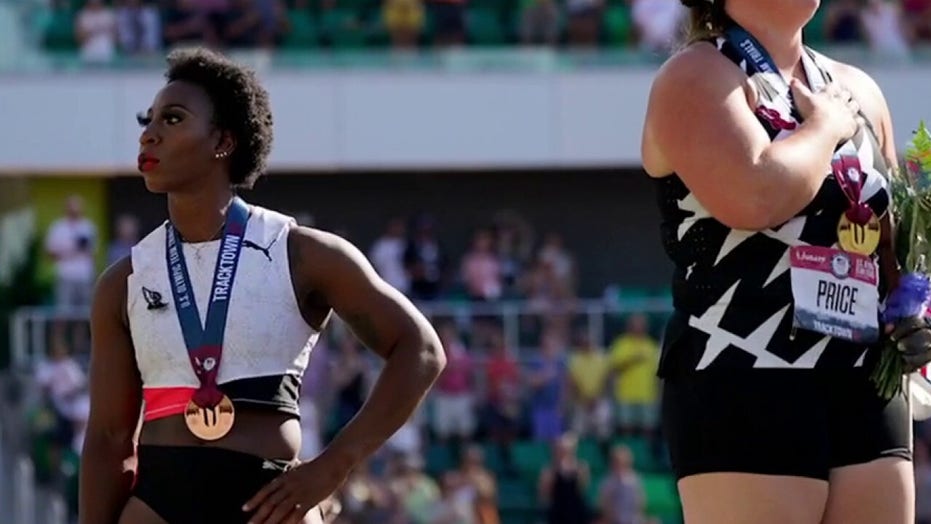 Gwen Berry, flag-snubbing US track and field star, defended by the White House