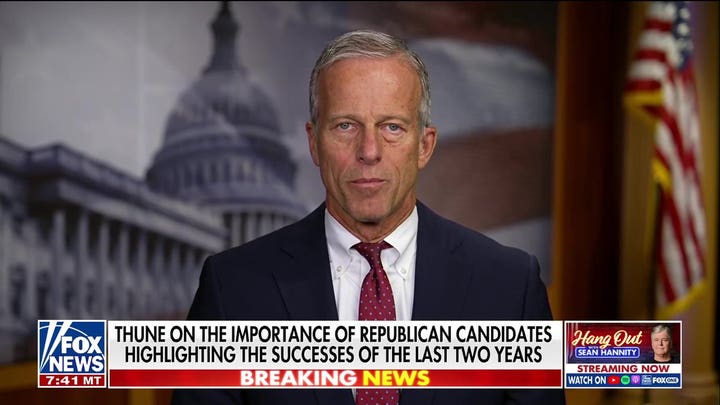 Sen John Thune warns of Democrats' radical agenda ahead of midterms