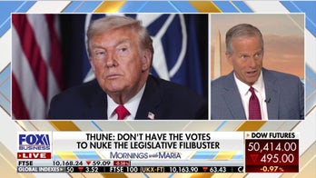 Thune reveals biggest obstacle facing President Trump's legislative agenda in the Senate 