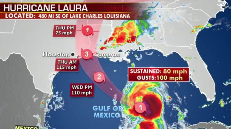 Gulf Coast on high alert as Hurricane Laura picks up strength