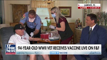 94-year-old WWII veteran vaccinated in Florida live on 'Fox & Friends'