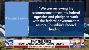 Trump pulls federal funding from Columbia University over anti-Israel demonstrations