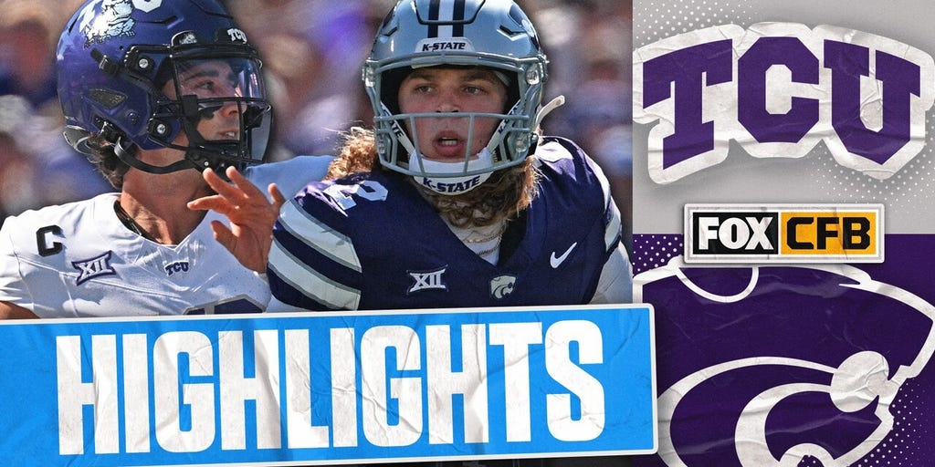 TCU Horned Frogs vs. Kansas State Wildcats Highlights | FOX College Football