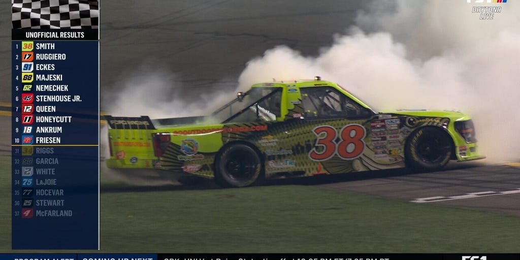 FINAL LAPS: Chandler Smith takes checkered flag at Fresh from Florida 250 | NASCAR on FOX