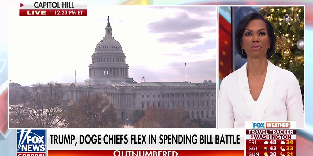 Incoming Trump administration fighting back against 'terrible' spending bill amid possible government shutdown