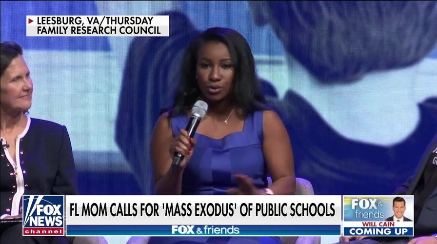 Florida mom calls for 'mass exodus' from public schools