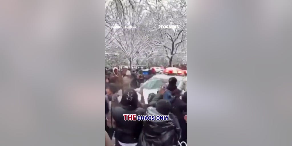 NYPD calls for arrests after mob snowball attack