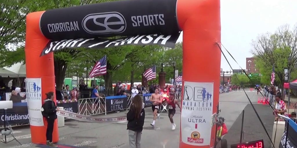 Pennsylvania marathon runner wins Delaware race in dramatic fashion