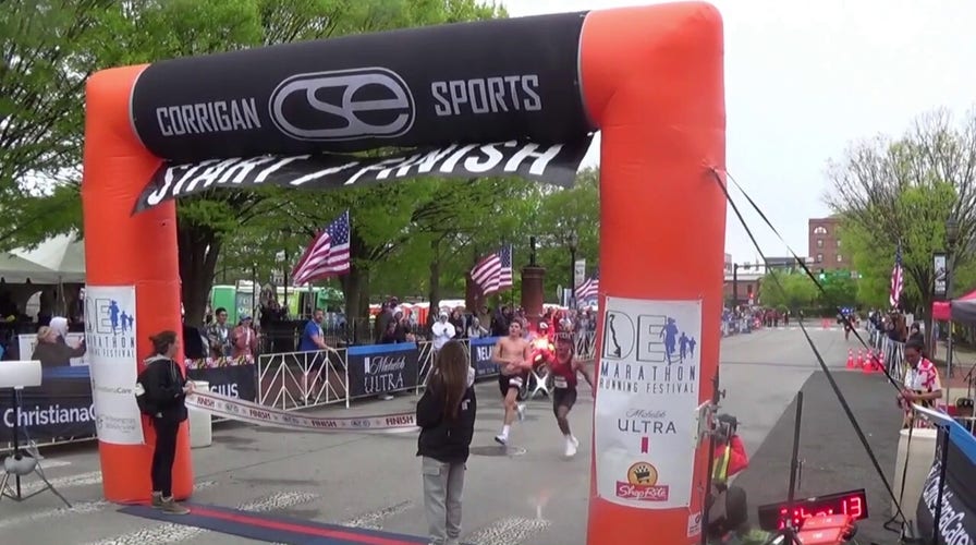 Pennsylvania marathon runner wins Delaware race in dramatic fashion