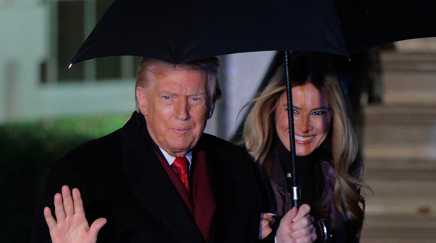  President Trump and archetypal  woman  Melania Trump get  successful  Florida