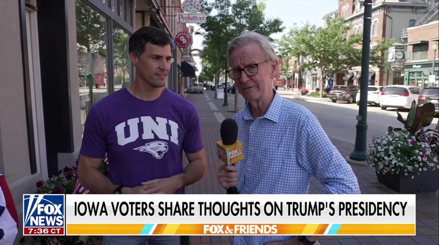Iowa voters grade Trump’s first six months back in office