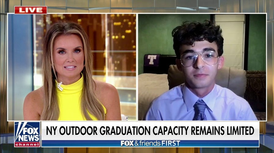 New York high school’s outdoor graduation limited to 500 people