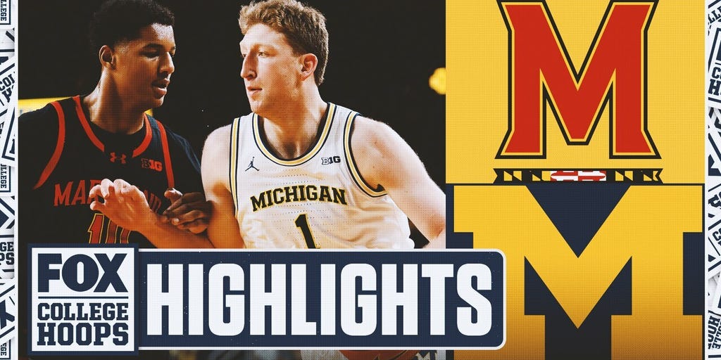 No. 13 Maryland Terrapins vs. No.17 Michigan Wolverines Highlights | FOX College Hoops