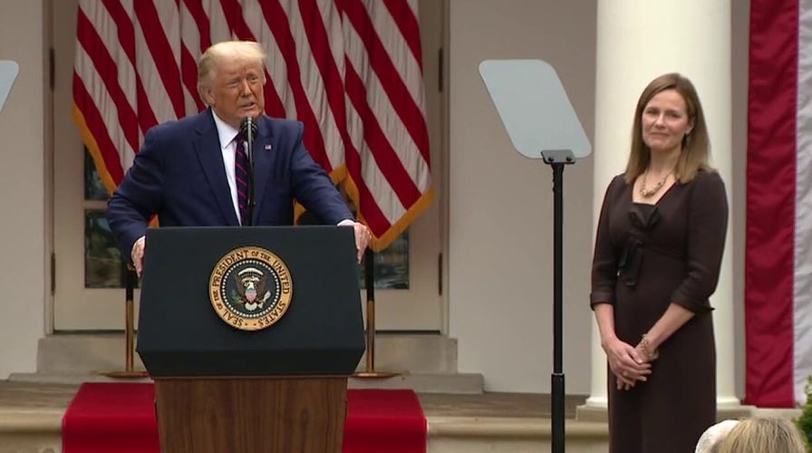 Trump on Amy Coney Barrett's achievements