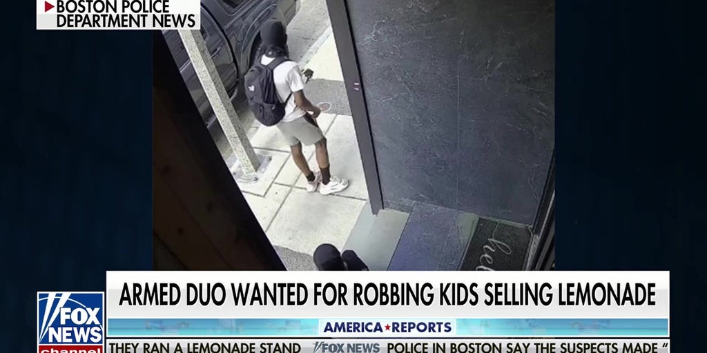Boston police search for armed duo who robbed kids' lemonade stand