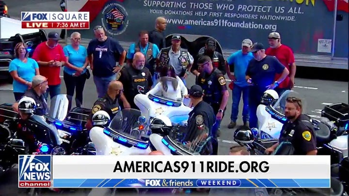 America's 9/11 Foundation Ride visits all 3 crash sites from 9/11