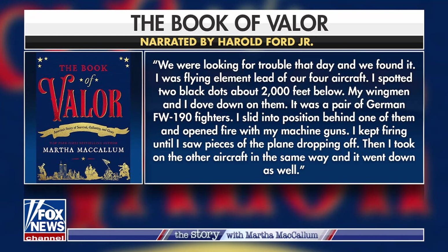 Fox News favorites narrate Martha MacCallum’s ‘The Book of Valor’