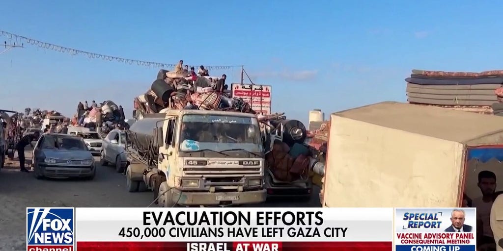 Israel expands assault on Hamas as more than 400,000 civilians flee Gaza
