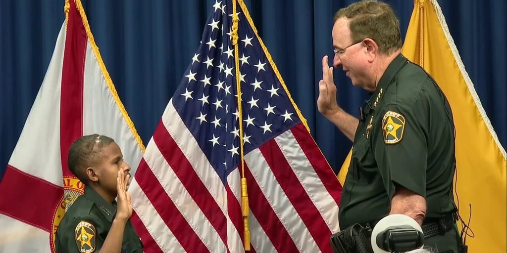 Devarjaye "DJ" Daniel sworn-in at Florida sheriff's office