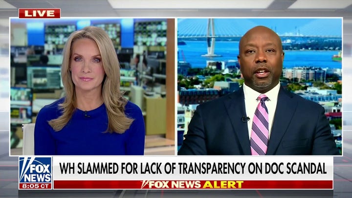 Sen. Tim Scott slams White House 'hypocrisy' over Biden classified docs scandal