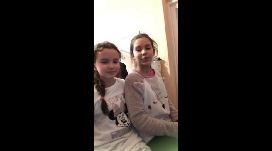 Ukrainian girls: 'Thank you for praying for us'