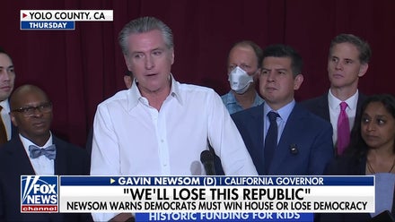 Gavin Newsom warns Democrats must win the House or 'lose the Republic'