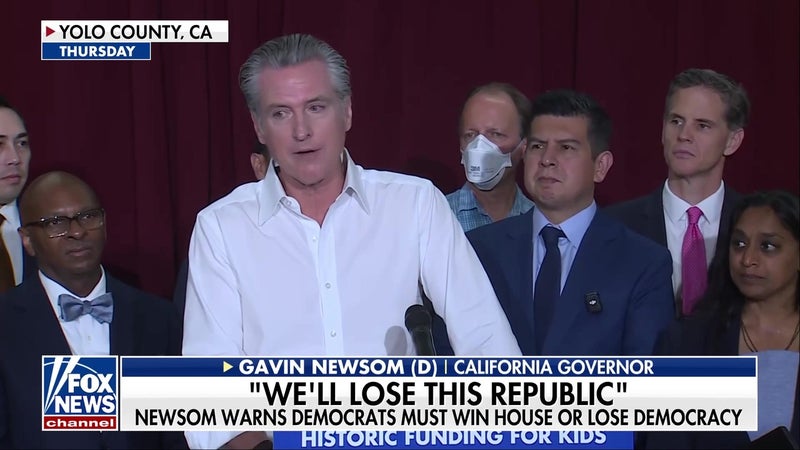 Gavin Newsom warns Democrats must win the House or 'lose the Republic'