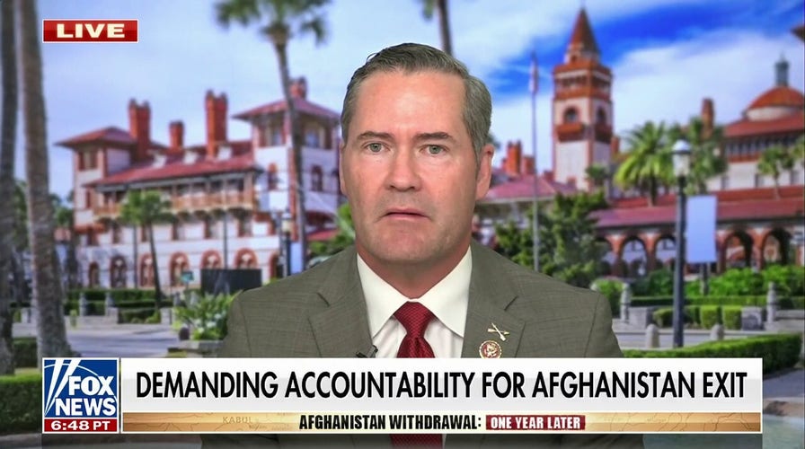 Rep. Waltz: Biden’s response to Afghan withdrawal a ‘slap in the face’ for Gold Star families