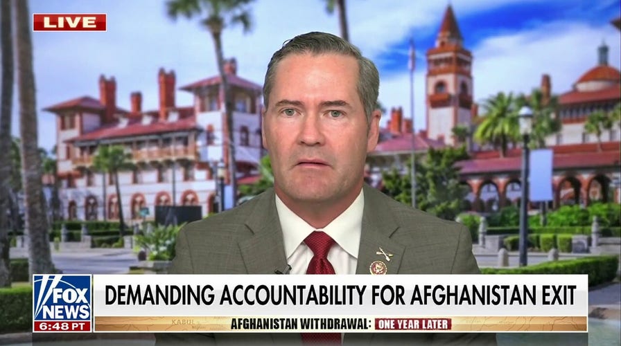 Rep. Waltz: Biden’s response to Afghan withdrawal a ‘slap in the face’ for Gold Star families