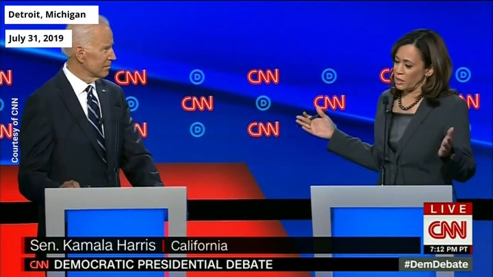 Sen. Kamala Harris criticizes Former VP Joe Biden’s record on the Hyde Amendment