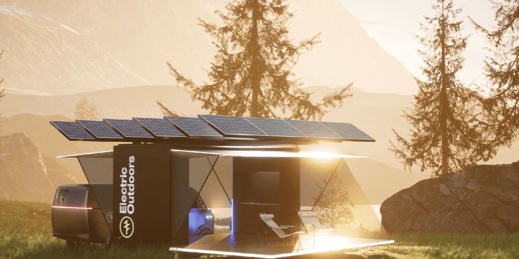 High-tech canopy lets you live off-grid with endless power and water