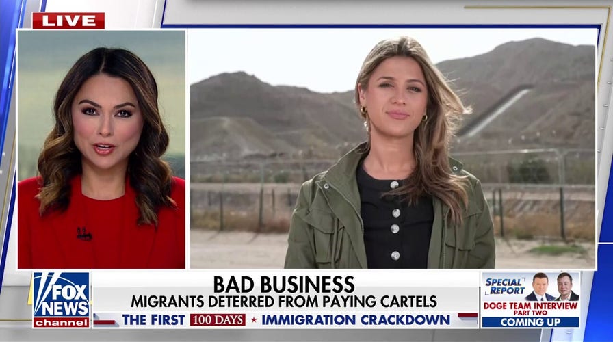 Military Stryker vehicles deployed to the southern border