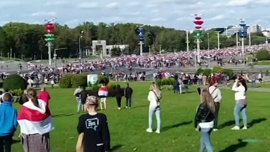 Despite mass protests, Belarus President Lukashenko swears himself in for 6th term in secret ceremony