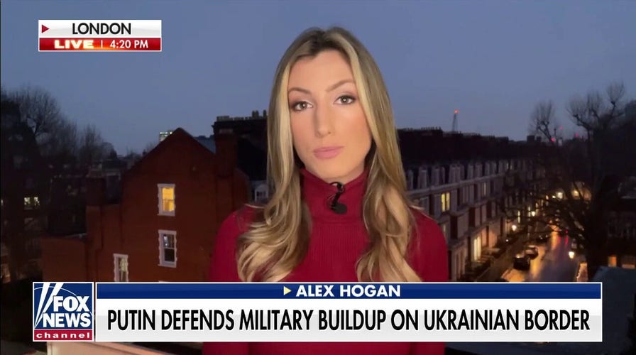 Putin blaming the U.S. and NATO for growing Russia-Ukraine tensions