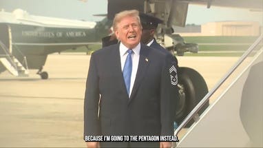 Trump says he's going to the Pentagon for 25th anniversary of 9/11 attacks