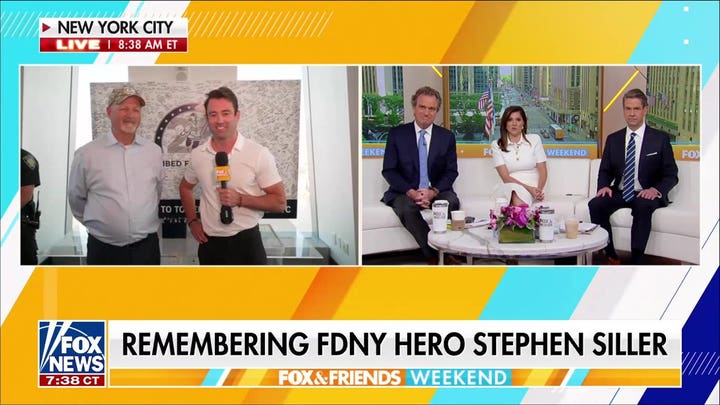 Frank Siller en la décima edición de la subida «Tunnel to Towers», en homenaje a los héroes del 11-S